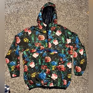 Reason Brand Floral Pullover Windbreaker